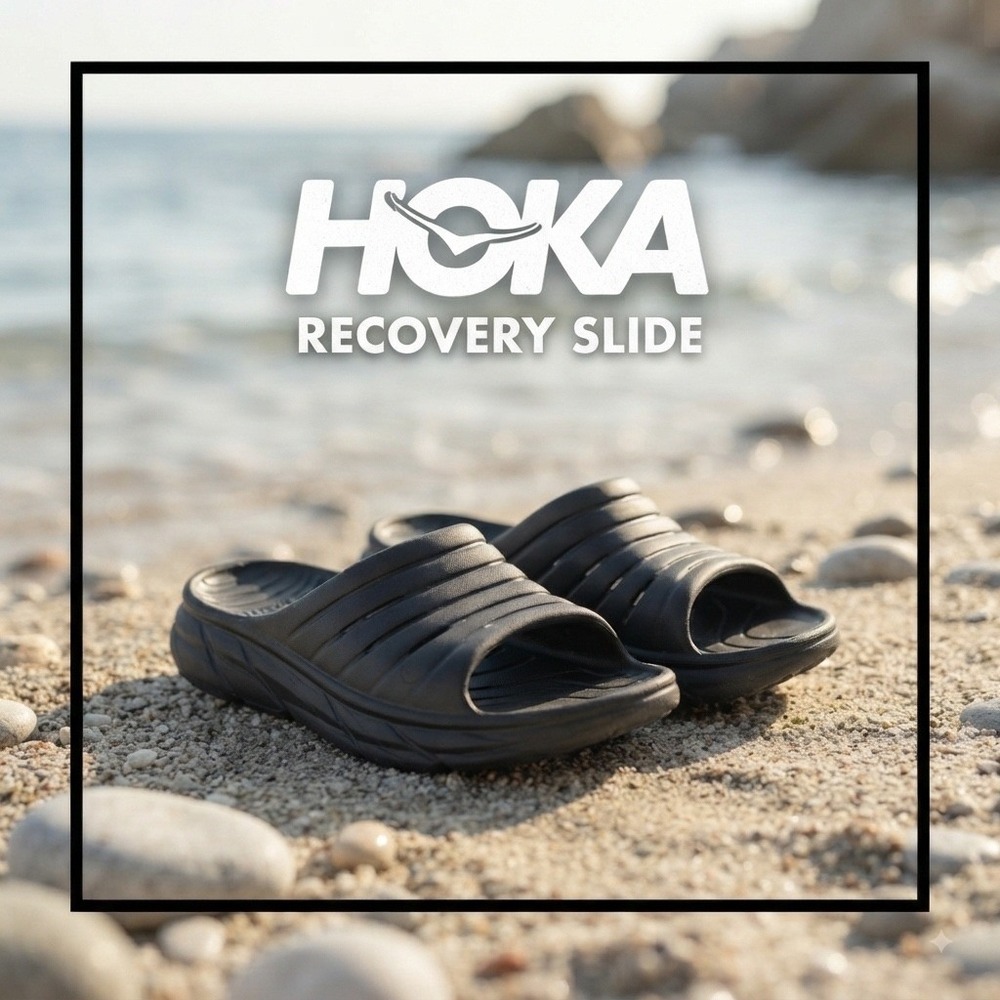Hoka One One Ora Recovery Slide Unisex Support Comfort Sandal W 11 M 9 Cushion